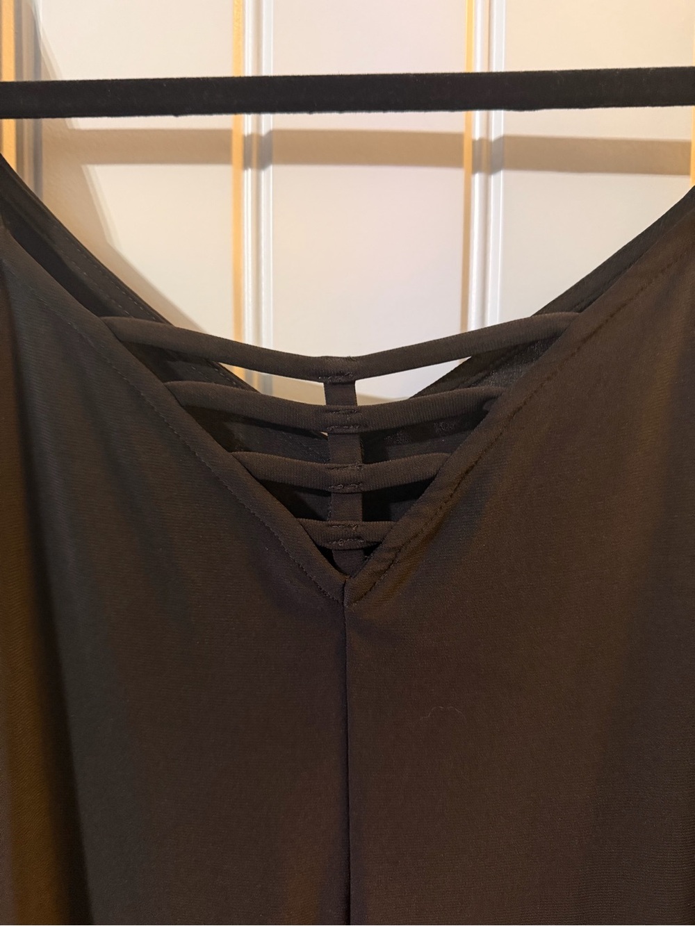 C Black Maxi Sleeveless Flow Dress - Picture 4 of 5